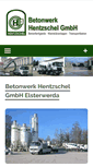 Mobile Screenshot of hentzschel-beton.de